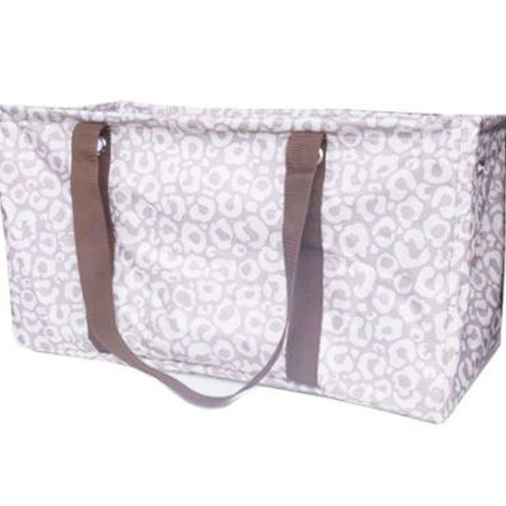 Defective Thirty-One Large Utility Tote SayItTaupe